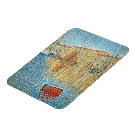 Het roodbruin van Paul Signac,  Pointillisme Magneet (Linkerzijde)