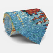 Het roodbruin van Paul Signac,  Pointillisme Stropdas (Opgerold)