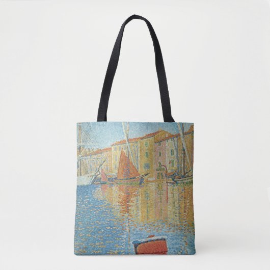Het roodbruin van Paul Signac, Pointillisme Tote Bag (Voorkant)