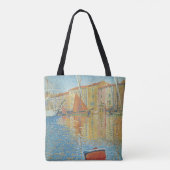Het roodbruin van Paul Signac, Pointillisme Tote Bag (Achterkant)