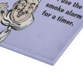 Het rookalarm is de tijdopnemer snijplank (Hoek)