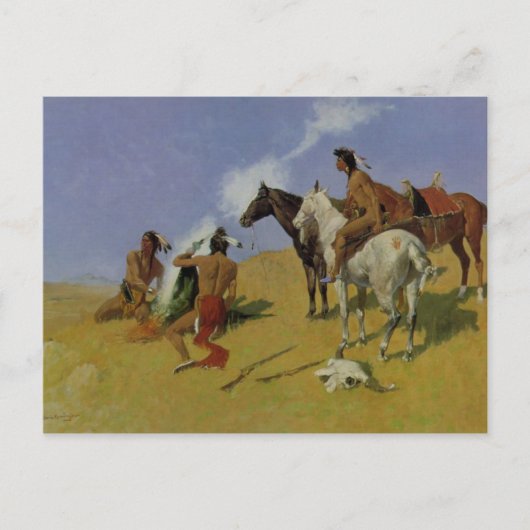 Het rooksignaal briefkaart (Voorkant)