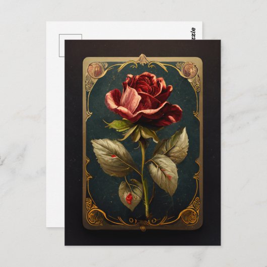 Het Roos Briefkaart (Voorkant / Achterkant)