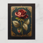 Het Roos Briefkaart (Voorkant)