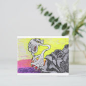 Het Roos Briefkaart (Staand voorkant)