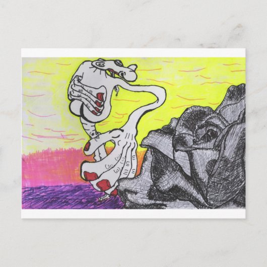 Het Roos Briefkaart (Voorkant)