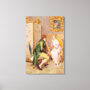 Het Roos Canvas Afdruk