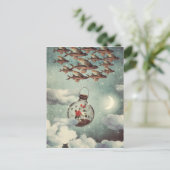 Het Roos dat naar de wereld keek Briefkaart (Staand voorkant)