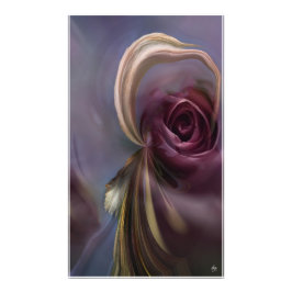 Het Roos en de Headdress Open Edition Print Foto Afdruk