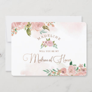 Het Roos Floral Matron of Honor proposal Kaart