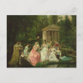 Het Roos Malmaison, c.1867 Briefkaart (Voorkant)