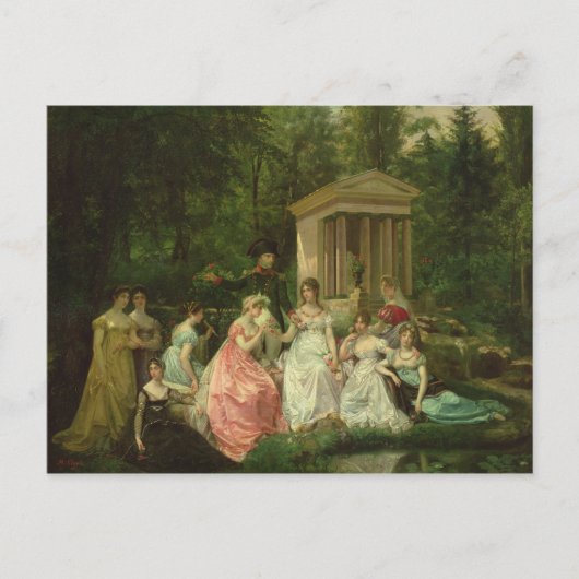 Het Roos Malmaison, c.1867 Briefkaart (Voorkant)