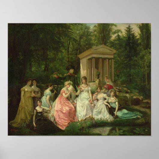 Het Roos Malmaison, c.1867 Poster (Voorkant)