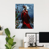 Het Roos Masquerade Poster (Thuiskantoor)