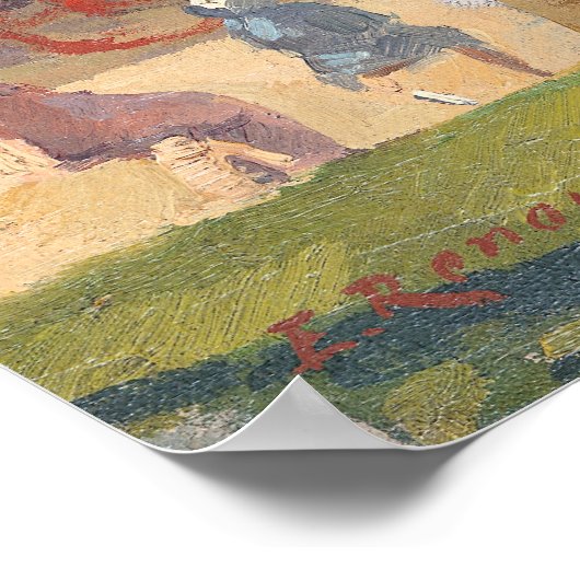 Het Roos Palais, Parijs Poster (Hoek)