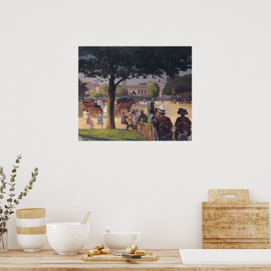 Het Roos Palais, Parijs Poster (Keuken)