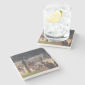 Het Roos Palais, Parijs Stenen Onderzetter (Zijkant)