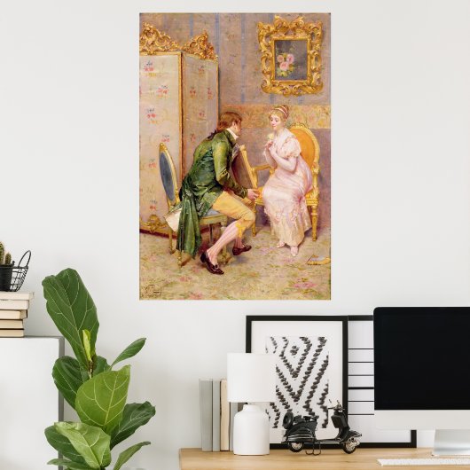 Het Roos Poster (Thuiskantoor)