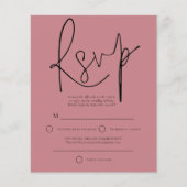 Het Roos RSVP van de Code van het Manuscript van h (Voorkant)