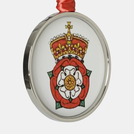 Het Roos Tudor Metalen Ornament (Rechts)