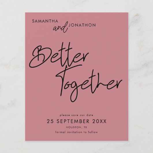 Het Roos van de begroting beter samen vormt sparen (Voorkant)