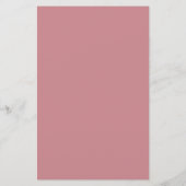 Het Roos van de begroting Mauve Eenvoudig Manuscri (Achterkant)