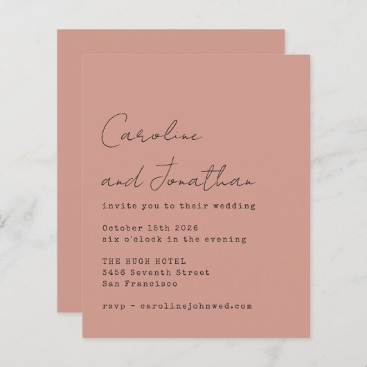 Het Roos van de begroting van het Manuscript van d (Voorkant / Achterkant)