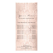 Het Roos van de Damasspellen van de Uitbreiding va Reclamekaart (Achterkant)