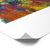 Het Roos van de heer Garden Claude Monet Poster (Hoek)