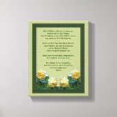 Het Roos van de Heer Onze Vader Canvas Afdruk (Voorkant)