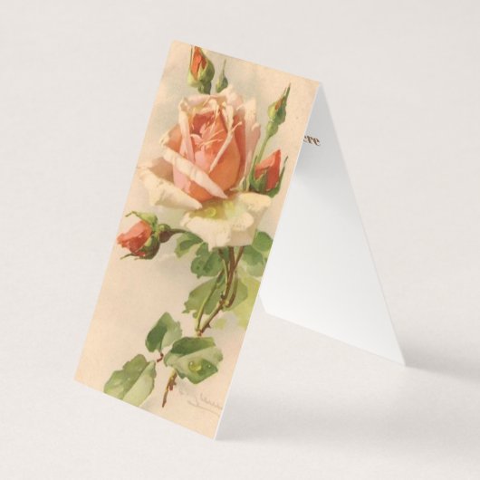 Het  roos van de klap voegt bericht toe Dank u kaa Kaart (Voorkant)