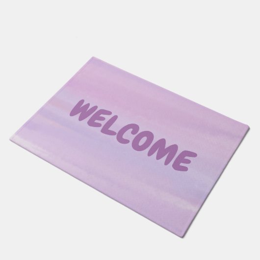 Het Roos van de lavender is Mijn Favoriete Kleur W Deurmat (Schuin)