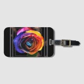 Het Roos van de regenboog omdoen Bagagelabel (Voorkant (horizontaal))