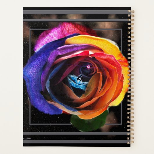 Het Roos van de regenboog omdoen Planner (Achterkant)