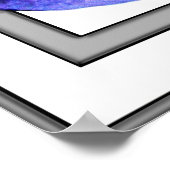 Het Roos van de regenboog omdoen Poster (Hoek)