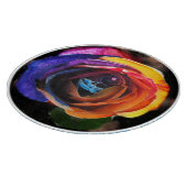 Het Roos van de regenboog omdoen Snijplank (Hoek)