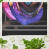 Het Roos van de regenboog omdoen Theedoek (Gevouwen)