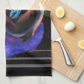 Het Roos van de regenboog omdoen Theedoek (Quarter Fold)