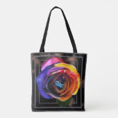 Het Roos van de regenboog omdoen Tote Bag (Achterkant)