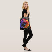 Het Roos van de regenboog omdoen Tote Bag (Op model)
