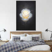 Het Roos van Getuige Canvas Afdruk (Insitu (Slaapkamer))