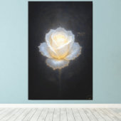 Het Roos van Getuige Canvas Afdruk (Insitu (Houten vloer))