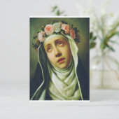 Het Roos van Lima door Francesco de Mura Bedankkaart (Staand voorkant)