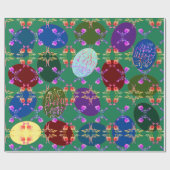 Het Roos van paaseieren "Heb een Happy Easter" Cadeaupapier (Vlak)