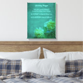 Het Roos van Serenity Prayer Inspirerend Canvas Afdruk (Insitu (Slaapkamer))