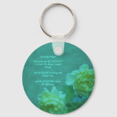 Het Roos van Serenity Prayer Inspirerend Sleutelhanger (Achterkant)