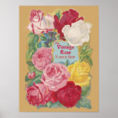 Het Roos Ventilator Winkelbord Poster (Voorkant)