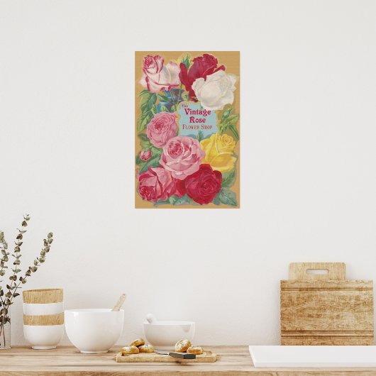 Het Roos Ventilator Winkelbord Poster (Keuken)