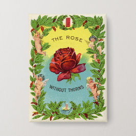  het Roos zonder doornen cherubs Button