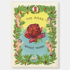  het Roos zonder doornen cherubs Magneet